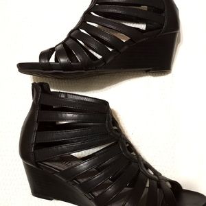 Black Gladiator Sandals
